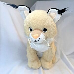 The Bear Factory 2001 Lumi the Lynx 16 Inches Plush Stuffed Animal Cat w/ Pocket